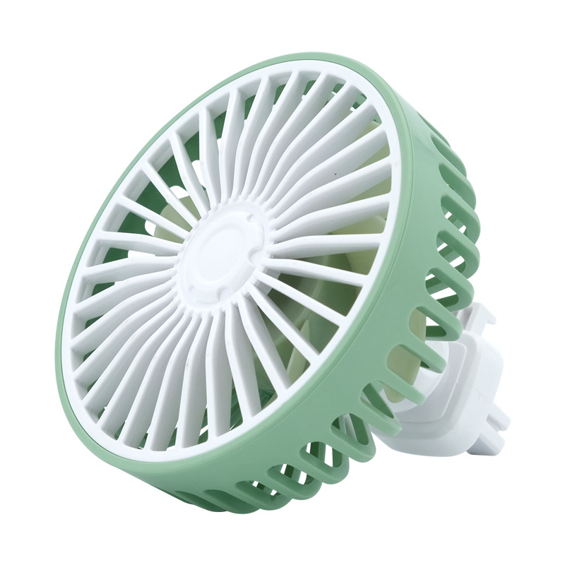 Цветные светодиодные автомобильные вентиляторы постоянного тока на 5 В, универсальный Домашний Вентилятор для грузовика, легкая ароматерапия, регулируемый Поворот на 360 градусов, автомобильный портативный автомобильный вентилятор на 5 В
