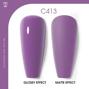 Osalind-botella de esmalte de gel cuadrada vacía, diseño de muestra al por mayor, gel uv de color púrpura de 5ml para salón de belleza