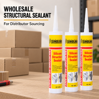 Mastic silicone structurel de construction pour verre, aluminium, béton, pierre, mur-rideau, vitrage, emballage, haute qualité, OEM