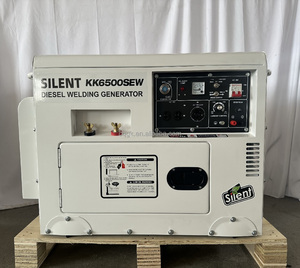 Generator pendingin udara Diesel portabel elektrik mulai 180A 190A 200A 210A 2KW penggunaan ganda mesin las senyap - Product Image 2