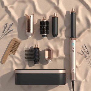 Mesky - Juego de Peinador de Cabello Iónico Profesional 6 en 1 con Motor BLDC de 150 000 RPM, Cepillo de Aire Caliente Eléctrico de Alta Velocidad y Multi-Estilizador - Product Image 1