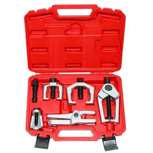 5pcs Front End Service Set Steel Tool Kit Ball Joint Separator Pitman Arm Puller Removal Kit for BMW Vehicle Tools Set