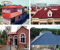 Matériaux de construction pour la construction de maisons, tôle de toiture en PVC, ASA PVC, résine synthétique ASA, tuile de toiture