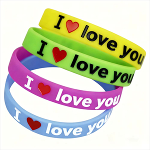 Bracelets en silicone personnalisés pour événements - Bandes en caoutchouc promotionnelles personnalisées avec votre logo - Product Image 2