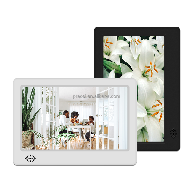 Pros 7 Inch High Resolution Android Advertising Player WiFi Digital Picture Frame Wall Mount LCD Display Digital Photo Frame
