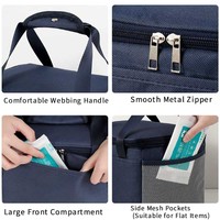 Sac à déjeuner isotherme personnalisé à prix d'usine, 3 couches, mousse EPE, sac isotherme, sac de transport, ODM, boîte à déjeuner imperméable en Oxford pour le travail