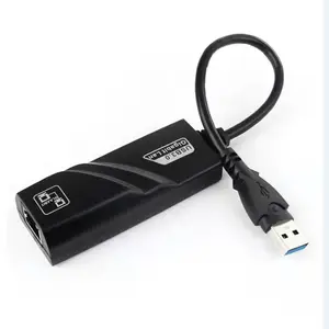 وصلة USB3.0 جيجابايت إيثرنت وصلة USB إلى RJ45 محول سلكي لشبكة محركات USB بسرعة 1000 ميجابت/ثانية