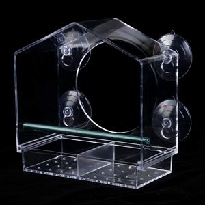 Dd2374 Acrylic trong suốt birdcage HumMingBird feeders hút cửa sổ <span class=keywords><strong>plexiglass</strong></span> nhỏ <span class=keywords><strong>Pet</strong></span> Bird <span class=keywords><strong>Feeder</strong></span> - Product Image 4