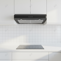 Hotte de cuisine électrique en acier inoxydable sur mesure de haute qualité, prise US, faible bruit, évacuation ventilée, moderne, pour usage domestique, vente en gros