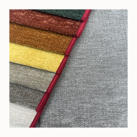 Tissu chenille beige teint en fil, résistant aux déchirures, 100 % polyester, pour meubles, ensembles de canapés et sacs