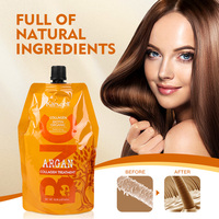 Masker rambut kolagen Karseell Label pribadi harga grosir Biotin organik minyak Argan perawatan rambut masker kolagen rambut