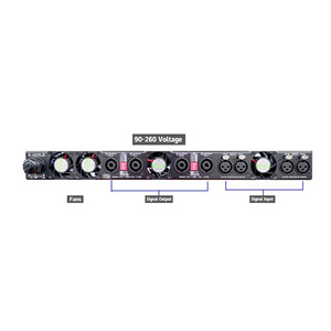 Amplificador de Potencia Profesional K416 Clase D <span class=keywords><strong>1600</strong></span> Watts X 4 Canales 1U - Product Image 4