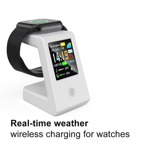 ที่ชาร์จ2025สมาร์ทวอทช์ตั้งโต๊ะพร้อมแสดงอุณหภูมิ/เวลา/ปฏิทิน, อะแดปเตอร์ชาร์จแม่เหล็ก - Product Image 6