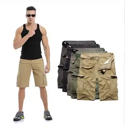 2022 TAOXI new Best Selling Mens Stretch Cargo Shorts Men's Large Size Casual Pants Summer Loose Khaki Work Shorts for Men
