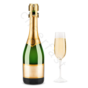 Fermoirs de bouteille de <span class=keywords><strong>vin</strong></span> scintillants en acier inoxydable, fermeture en métal, pour Champagne, personnalisé, vente en gros, usine - Product Image 5