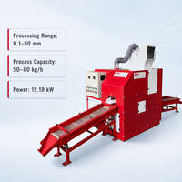 Granulateur de recyclage de fils en cuivre et aluminium ACCE, motorisé, 40-60 kg/h, certifié CE, pour usage domestique, machine de traitement des câbles usagés