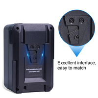 Batterie professionnelle TPF 10000mAh 14.8V 148Wh BP-VM148 V-Mount V-Lock avec écran LCD pour caméscope, ordinateur portable, LED, appareil photo – En stock