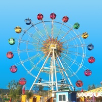 Hochwertige Maßanfertigung Romantische Vergnügungspark-Attraktion 30m 42m 50m Großes Riesenrad Preise