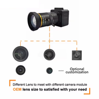 Sensor CMOS 2MP 1080P 60FPS Global Shutter Trigger Eksternal USB3.0 Modul Kamera Zoom Optik 10X untuk Pengambilan Gerakan Kamera CCTV