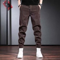 Pantalons de travail automne/hiver, pantalons décontractés pour hommes, pantalons de sport slim, pantalons harem tendance pour garçons