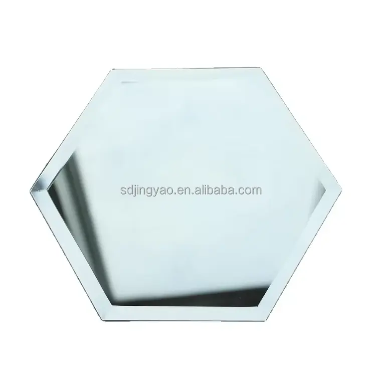 Se puede personalizar espejo de pared templado inastillable de vidrio plateado biselado de múltiples especificaciones espejo de pared sin marco