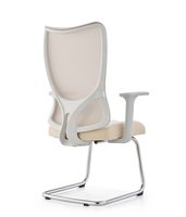 Chaise de bureau ergonomique JOHOOFURNITURE avec accoudoirs, gris, approvisionnement en gros, Sedia Da Ufficio pour bureau, haute qualité, ergonomique