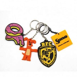 Hot Selling Cheap Custom Sublimation 2D 3D <b>Silicone</b> <b>Rubber</b> Soft PVC Keychain - Product Image 6