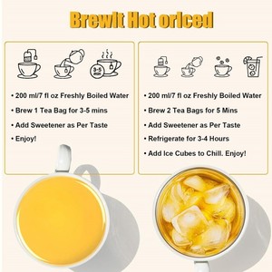 Té de Cúrcuma, Jengibre y Canela para Mejorar <span class=keywords><strong>la</strong></span> Digestión, Té Herbal Antiinflamatorio y Detox - Product Image 6