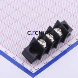 KF45SM-9.5-3P Barrier Terminal Block Through hole Component (THT),P=9.5mm Connector Two Sides 9.5mm 1x3P Straight Pin - Product Image 1