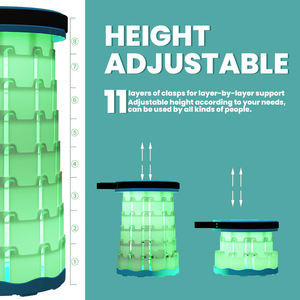 Bangku lipat bahan PP bangku perjalanan luar ruangan nyaman ringan dengan tinggi yang dapat diatur untuk penggunaan sekolah taman Hotel - Product Image 4