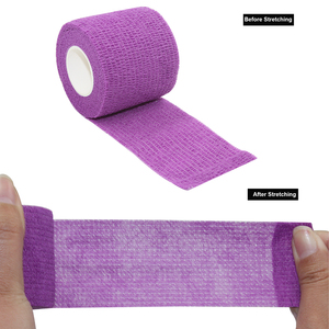 Benda Coesiva Adesiva in Poliestere Traspirante Senza Lattice da 5 cm <span class=keywords><strong>per</strong></span> <span class=keywords><strong>Protezione</strong></span> Ginocchio Calcio e Sport - Vendita all'Ingrosso - Product Image 6