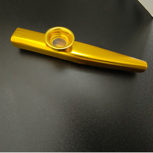 Kazoo en alliage d'aluminium argenté avec membrane diaphragmatique, instruments de <span class=keywords><strong>musique</strong></span> Kazoo - Product Image 5