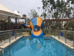 Nuevo Tobogán Acuático de Alta Calidad para Parques Acuáticos, Tobogán de Carreras Acuáticas de Verano, Equipo de Parque Acuático de Fibra de Vidrio, Tobogán Typhon - Product Image 3