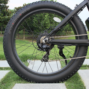 Vélo électrique tout-terrain à suspension intégrale avec cadre en alliage d'aluminium de 26 pouces, pneus larges et assistance au pédalage - Product Image 6