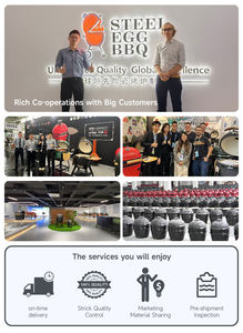 <span class=keywords><strong>SEB</strong></span> KAMADO/ Barbecue Kamado à motif diamant de 18 pouces : <span class=keywords><strong>Four</strong></span> à charbon en céramique avec support en acier inoxydable, pour extérieur, jardin et camping - Product Image 6