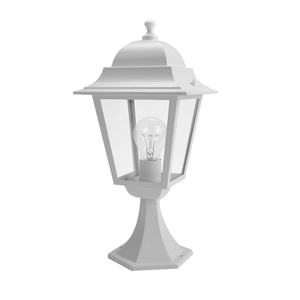 Lampada da parete esterna in alluminio bianco IP44 46x21,5x21,5 cm - ideale per l'illuminazione di facciate e aree esterne. - Product Image 1