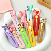Cuchillo Plegable Multiusos con Diseño de Mariposa Kawaii para Niños, Venta al Por Mayor