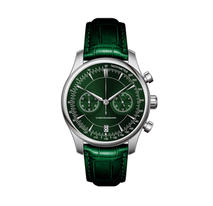 가죽 스트랩과 프리미엄 손으로 맞춤형 남성용 크로노그래프 시계 스테인레스 스틸 시계 도매 가격 손목시계 - Product Image 1