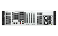 Serveur de stockage NAS 16 baies en rack, sans disques, pour centre de données, modèle TS-h1677AXU-RP-R7-32G, occasion