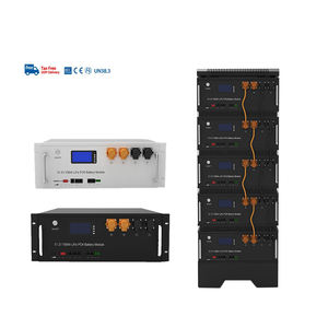 Batterie lithium-ion-phosphate de fer 24V 48V 51.2V capacité 50Ah 100Ah 200Ah 300Ah stockage d'énergie monté en rack sur réseau hybride - Product Image 2