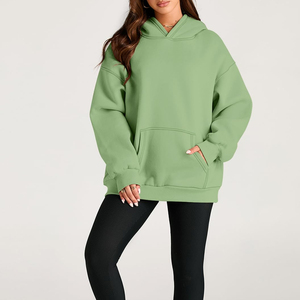 Wholesale Price Best Selling Women Plus Size Winter Hoodies New Fashion Custom Logo Printed Women Long Sleeve Heavyweight Hoodie - Product Image 5
