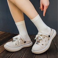 Sandalias de Verano y Primavera para Mujer, con Punta Cerrada, Suela Gruesa Antideslizante, para Uso en Exteriores