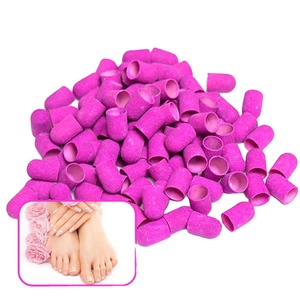 Accessoire de soins pour les ongles, embout de ponçage du grain de manucure/pédicure, 1 pièce, nouveau prix d'usine, bloc abrasif, pour vernis à ongles, beauté, brun - Product Image 2
