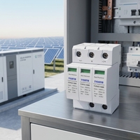TYCOTIU TYPV3-1000 Parafoudre solaire photovoltaïque 1000V CC, dispositif de protection contre les surtensions en plastique durable, SPD Type 2 T2 40kA