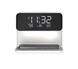 Lampes de table multifonctionnelles à chargement sans fil pour chambre à coucher <span class=keywords><strong>Lampe</strong></span> de lecture de chevet Protection des yeux Éclairage à gradation tactile - Product Image 2