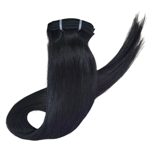 ผมต่อแบบ Genius Weft ของ Remy Indian Human Hair แบบตรงธรรมชาติ ขายส่ง - Product Image 1