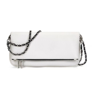 Borsa Quadrata Classica Francese in PU con Catena Decorata con Diamanti, Doppia <span class=keywords><strong>Tracolla</strong></span>, Chiusura a Cerniera - Product Image 3