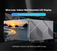 Écran LED couleur intérieur P2.5 P2, panneau mural vidéo LED publicitaire SMD 3-en-1 pour centre commercial et magasin de détail