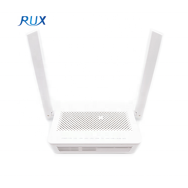 HS8546V5 4GE+1POTS+2USB 2.4G/5G Dual Band External Antenna WIFI GPON ONU ONT