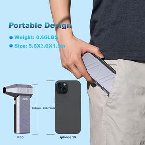 CCV Cordless Electric <b>Air</b> <b>Duster</b> 150000RPM Compressed Cleaning for Keyboard PC 3 Gears Adjustable Rechargeable Industrial - Product Image 4